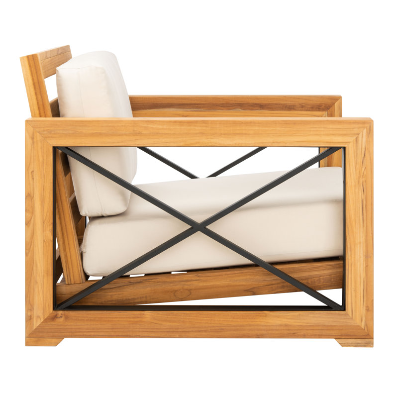 Zariah Outdoor Teak Lounge Chair