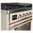 ILVE Majestic II Series 48 inch Dual Fuel Range with 8 Sealed Burners, Griddle (Glass Door)-60193951-48279783