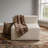 39" Luxury Corduroy Armless Compression Module Sofa No Assembly Required-1692507749-1709119267