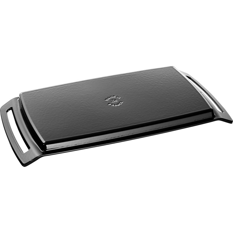 STAUB Cast Iron Plancha, Black