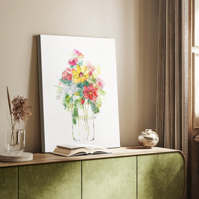 Summer Picks In Jar I - galerie sur mesure, H 36 po x l 24 po