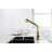 High Arc Pull Down Sink Faucet In Gold And Stainless - Versatile Stream Spray Options Pull-Out Kitchen Usage For Different Needs-560066564