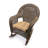 18" x 18" Contoured Outdoor Wicker Seat Cushion (Set of 2)-804552366