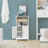 Temma  36.5'' H  Free-Standing Bathroom Cabinet-490630409