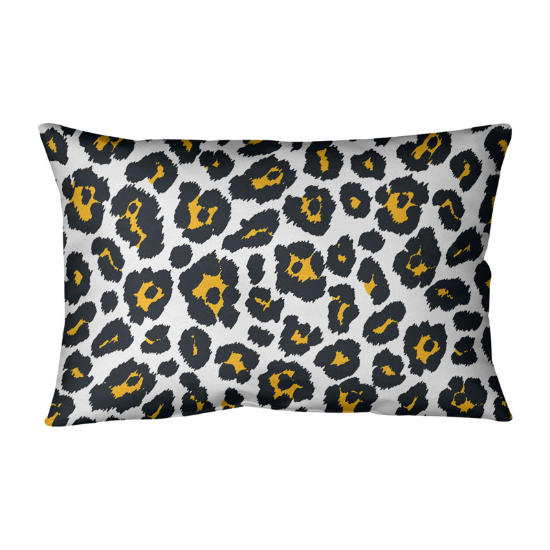 Housse de coussin de football rectangulaire Pittsburgh, Simili daim, Blanc