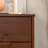 Solid Wood Groove Handle 2-Drawer Nightstand-1975598145