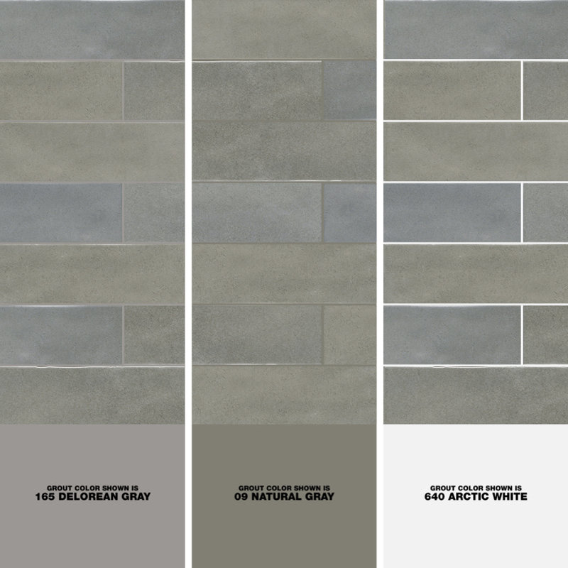 Passion 2.56 W x 7.87 L Tile, Gris