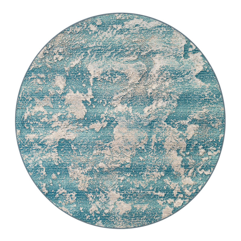 Strive Hower Indoor/Outdoor Area Rug, Round 5'1"