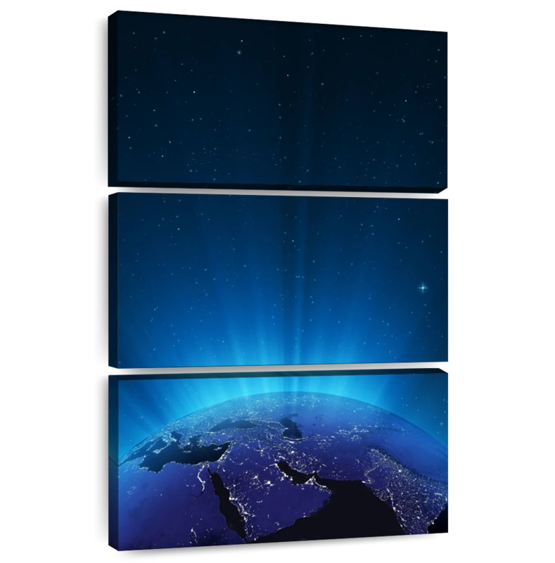 Oberle Glowing Earth, 32" H x 20" W