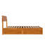 Lit plateforme en bois avec tiroirs de rangement Norla-317705633-317705634