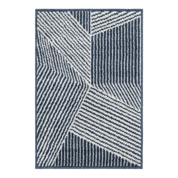 Latitude Run® Orkla Nikolis Rug Blue