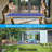 6Ft Mid-Size Ping Pong Table Foldable Set, With Game Net, 2 Paddles And 3 Balls, For Indoor And Outdoor Games, Blue And Sliver