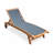 Oneal 196cm Long Reclining Eucalyptus Double Chaise