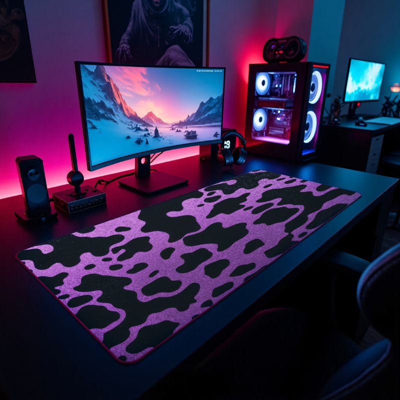 Polyester Desk Pad, 23.6x13.8