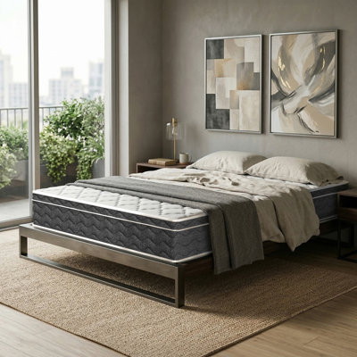 14-Inch Queen Hybrid Mattress – Cooling Gel Memory Foam For Pressure Relief, Motion Isolation 