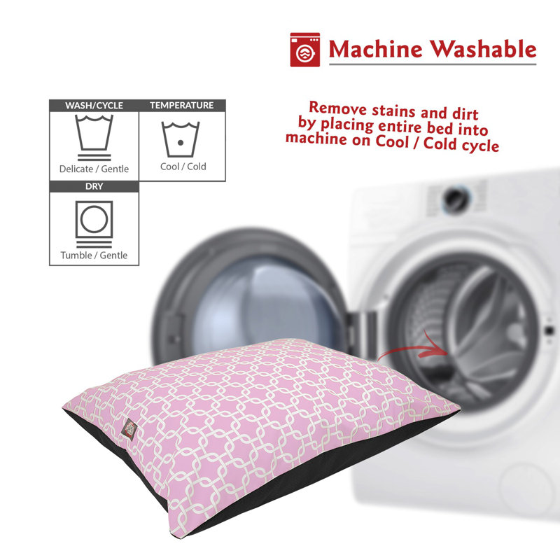 Coussin Super Value, Rose, Grand (l 46 po x P 35 po x H 7 po)