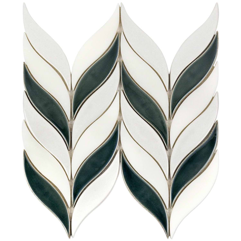 Nabi Sprig Marble And Tile- Final Sale, Deep Emerald