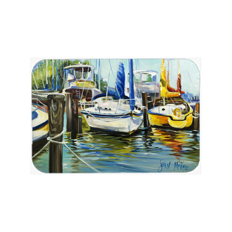 Planche à découper en verre à voilier caroline trésors ii Boat