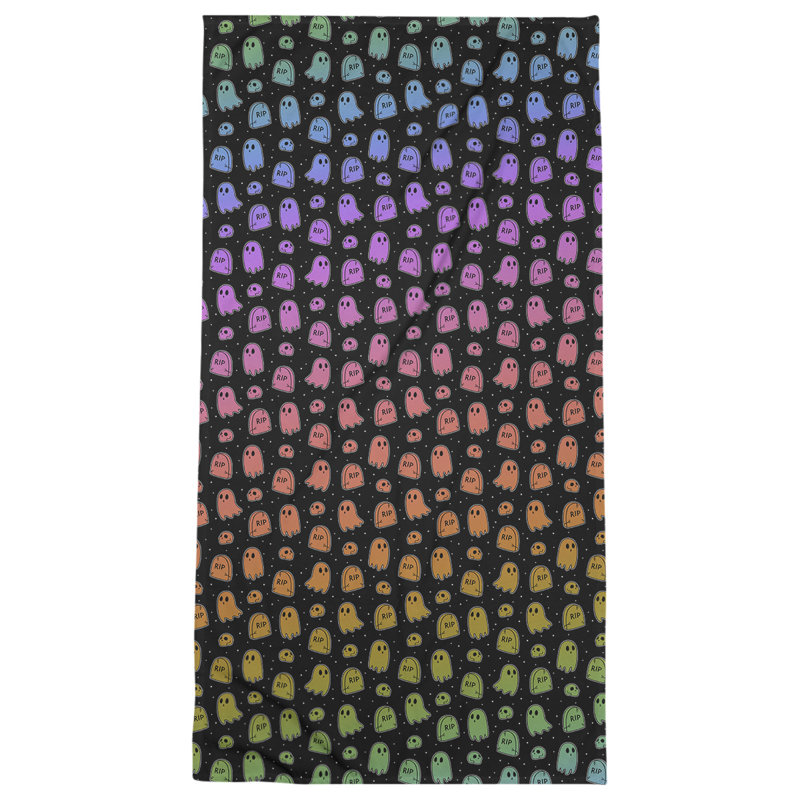 Katelyn Elizabeth Beach Towel, Black/Red/White