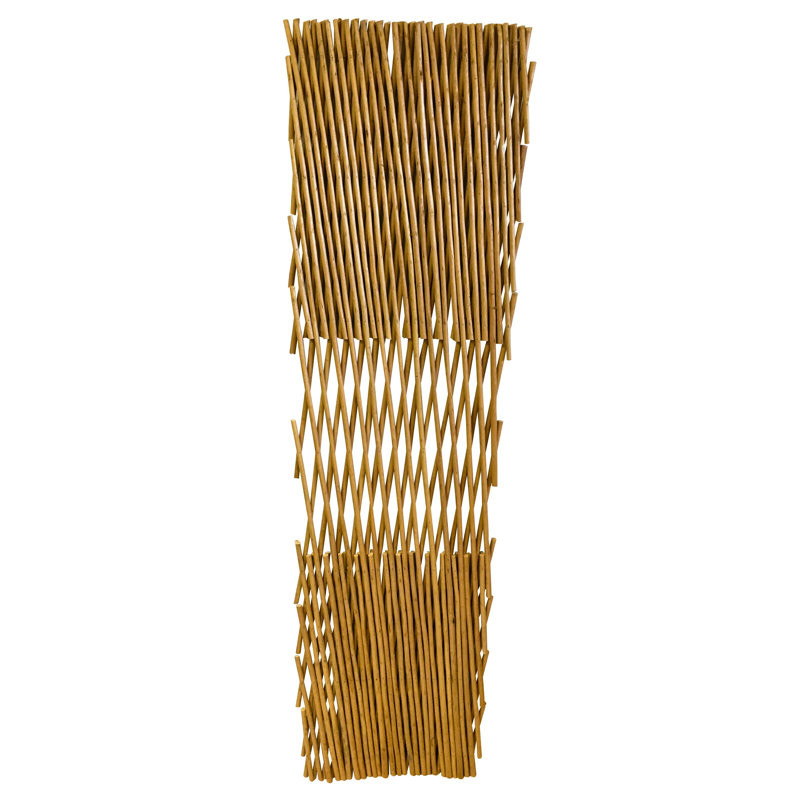 Treillage extensible en bois de saule pelé