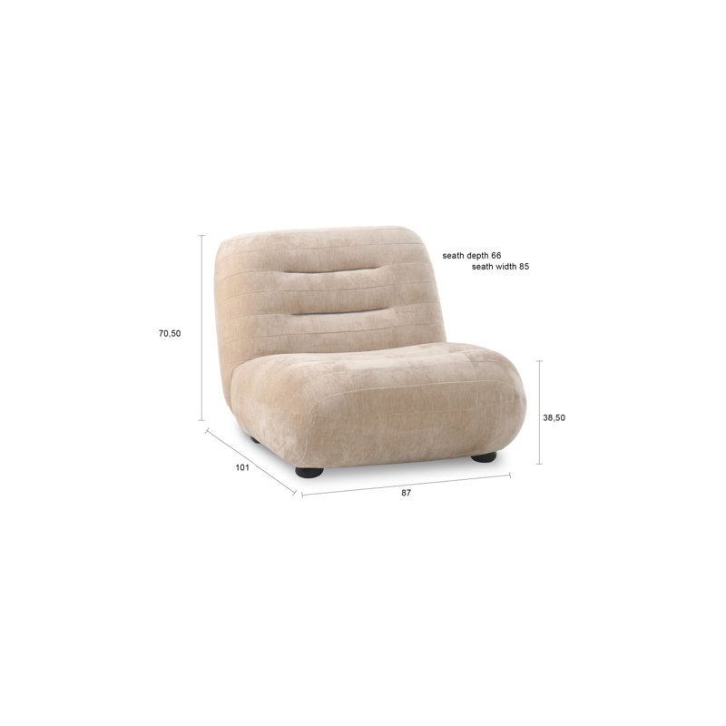 Accent Chair Lounge Chair, Beige