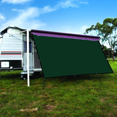 Pare-soleil d'intimité auvent 10 pi x 16 pi en noir foncé, matériau, utilisation multi-années, bon pour le camping et les loisirs de plein air, taux de 90%, œillets de bord, ensemble de panneaux faciles à transporter, haute densité,