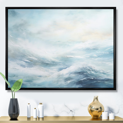 Blue Storm Charm Liquid Art - Storms Canvas Prints