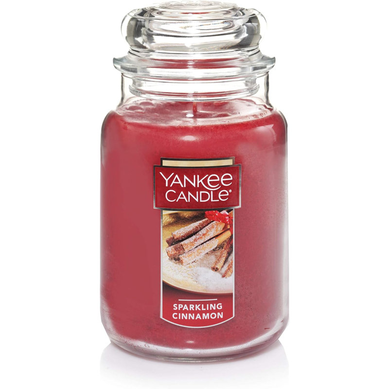 Sparkling Cinnamon Scented Jar Candle
