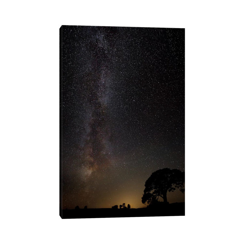«Milky Way» - reproduction, H 60 po x l 40po x P 1,5 po, Toile tendue, Pas de tapis