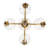5-Light Modern Mid-Century Sputnik Chandelier