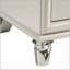 Commode blanche à 5 tiroirs Gwendolyn Pearl