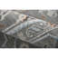 Tapis oriental en laine noué à la main gris / ivoire / noir Hillard-53153088