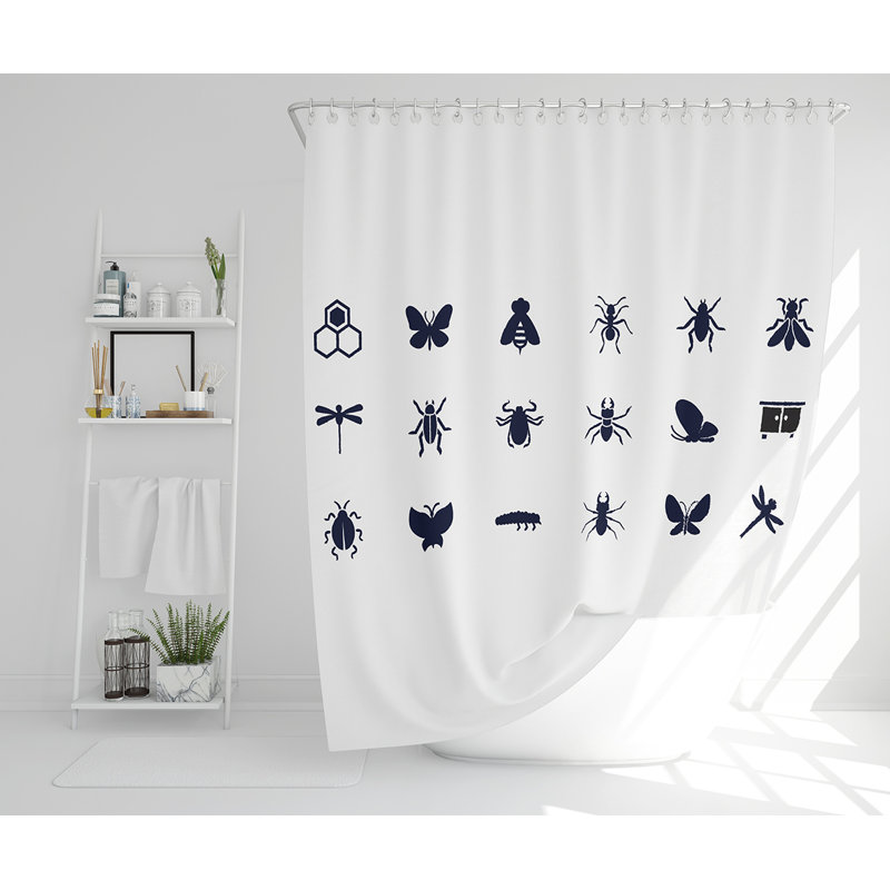Ellakate Polyester Shower Curtain