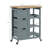 HOMCOM Rolling Kitchen Island Cart-280163486