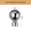 Wall Mounted Adjustable Sustainable Single Curtain Rod Set with Finial-1342355420-1342355417