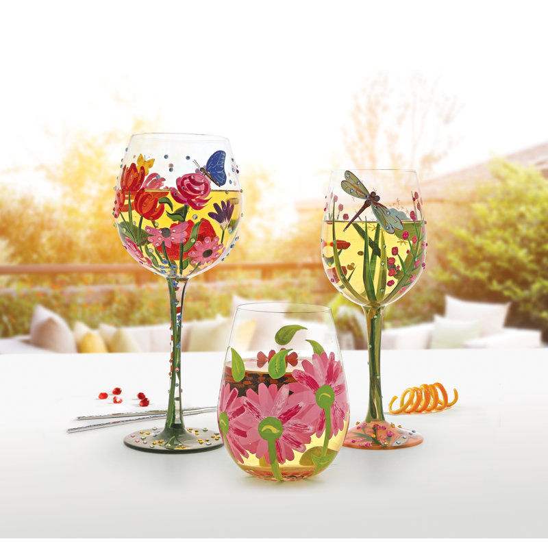 444ml Handmade Wine Glass