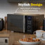Russell Hobbs Rhmd834b Bronte 20 Litre Digital Microwave, Black 