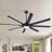 72"/84"/100" Outdoor/Indoor 8 Aluminum Blades Ceiling Fan With Light and Remote-1417812733-1417812723