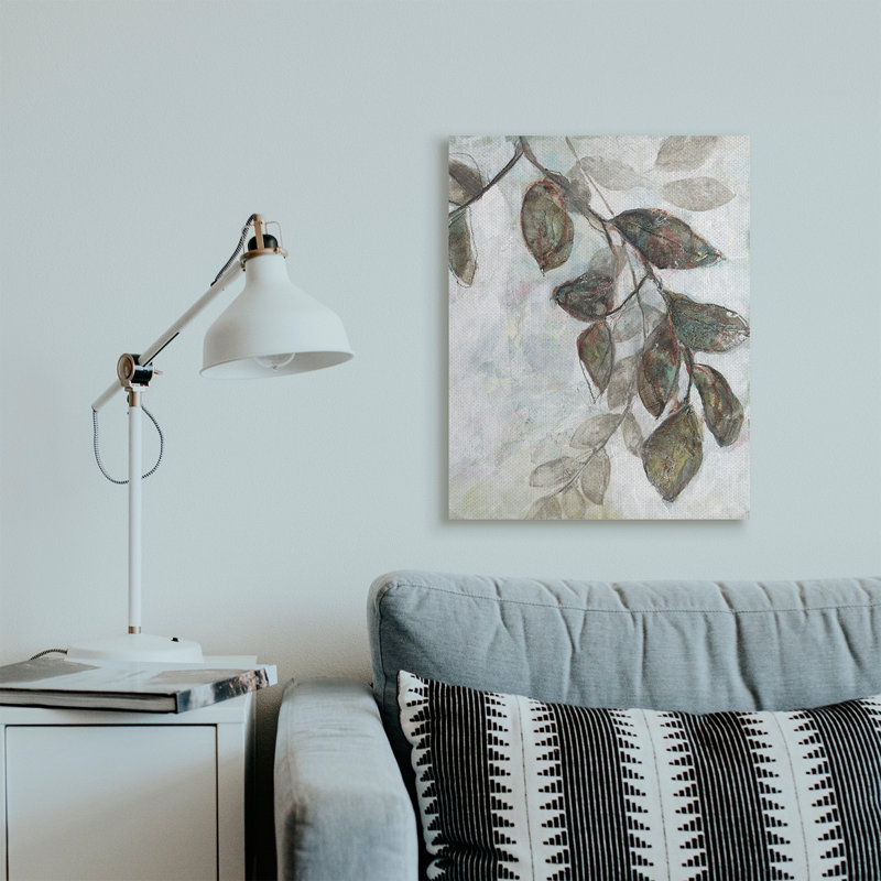 «Tree Branches S Croise Leaves» par Jennifer Goldberger - impression sur toile, H 30 po x l 24 po, Toile tendue