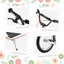 Scooters réglables en blanc pour enfants, 54,8 x 22,8 x 35,5 po avec trottinette en acier blanc doux