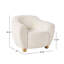  Ensemble de 2 chaises longues contemporaines rembourrées avec pieds EZ-860088073