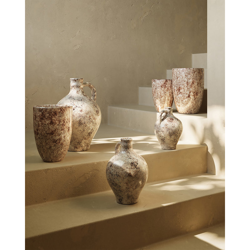 Marne Handcrafted Terracotta Table Vase