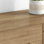  Wall-Mounted Cabinet 2 Pcs Black Oak 69.5 X 34 X 90 Cm-953037216