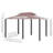 Outsunny Patio Gazebo, Outdoor Gazebo Canopy Shelter with Curtains, Vented Roof, Steel Frame for Garden, Lawn, Backyard and Deck-116010887