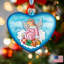 Holiday 3.5'' Handmade Glass Holiday Shaped Ornament