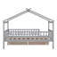 Lit simple en bois avec deux tiroirs-887647692