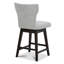 Tabouret de comptoir pivotant 26 po Alvino-2073509678
