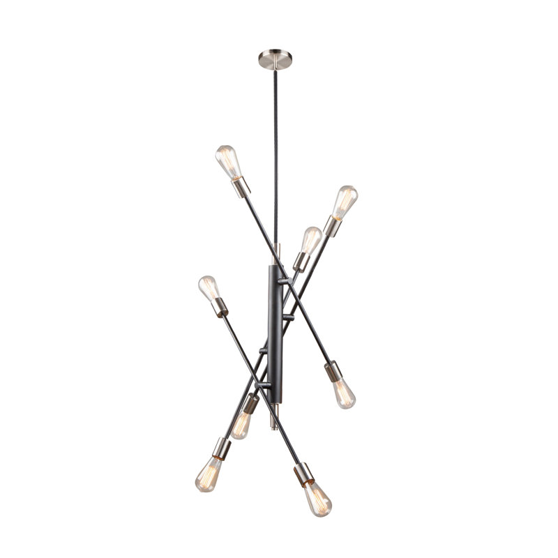 Luminaire suspendu 8 lumières Bosco
