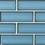 Subway 12 in. x 12 in. Glossy Glass Mosaic Wall Tile-89351308