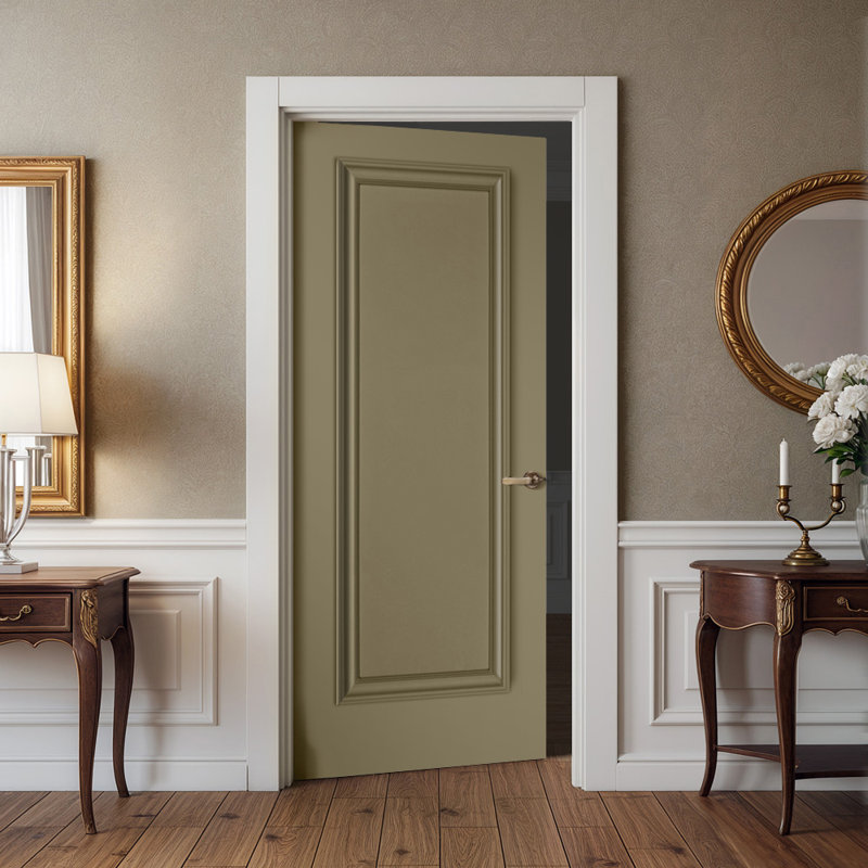 Dalle de porte intérieure en composite Hollow Core, 84 x 32, Vert olive